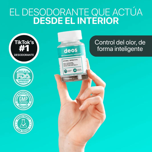 DEOS | Desodorante Interior en Cápsulas