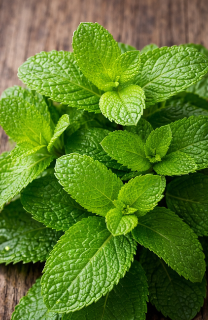 Hoja de menta orgánica